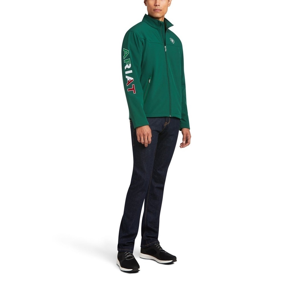 Nwt! Ariat softshell team Mexico jacket - Picture 3 of 4